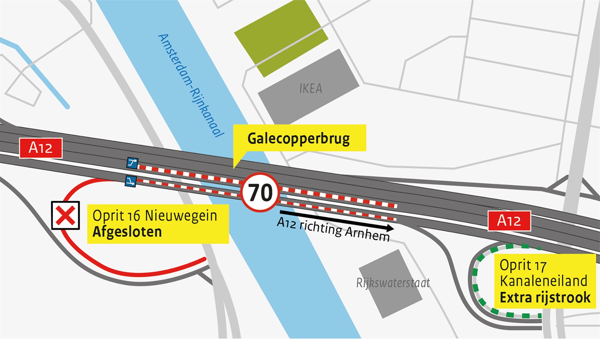 Verkeersmaatregelen Galecopperbrug vanaf 19 juni 2022